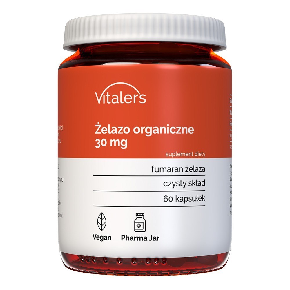 Vitaler's Organic Iron 30 mg - 60 kapslit
