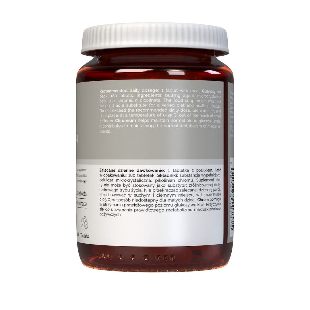 Vitaler kroom 200 mcg – 180 tabletti