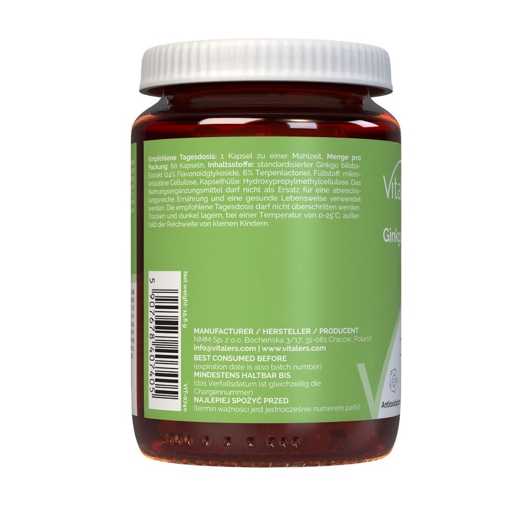 Vitaler's Ginkgo Biloba 120 mg - 60 kapslit