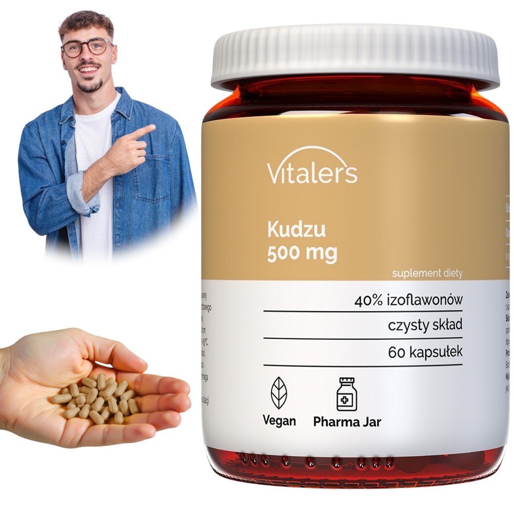 Vitaler's Kudzu juur 500 mg - 60 kapslit