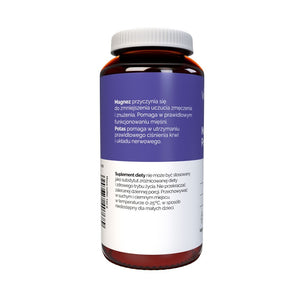 Vitaler magneesium 100 mg + kaalium 150 mg + B6-vitamiin 10 mg - 120 kapslit
