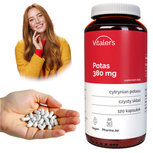 Vitaler kaaliumtsitraat 380 mg - 120 kapslit