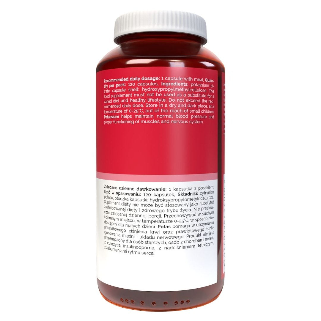 Vitaler kaaliumtsitraat 380 mg - 120 kapslit
