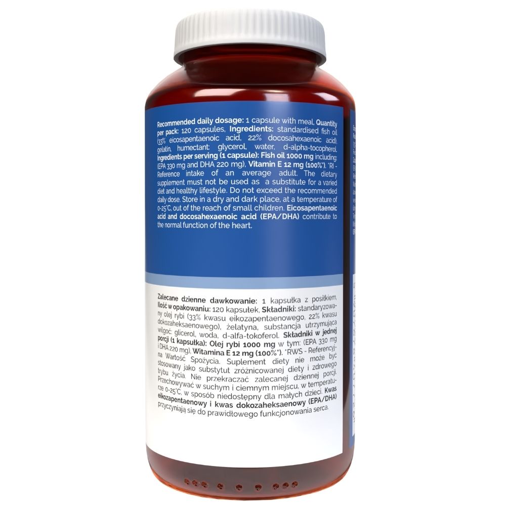 Vitaler's Omega-3 FORTE 1000 mg - 120 kapslit