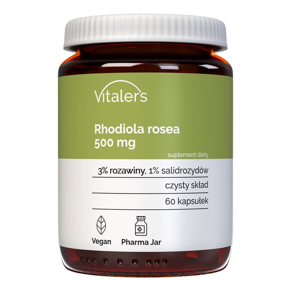 Vitaler's roosilõhnaline kuldjuur (Rhodiola rosea) 500 mg - 60 kapslit