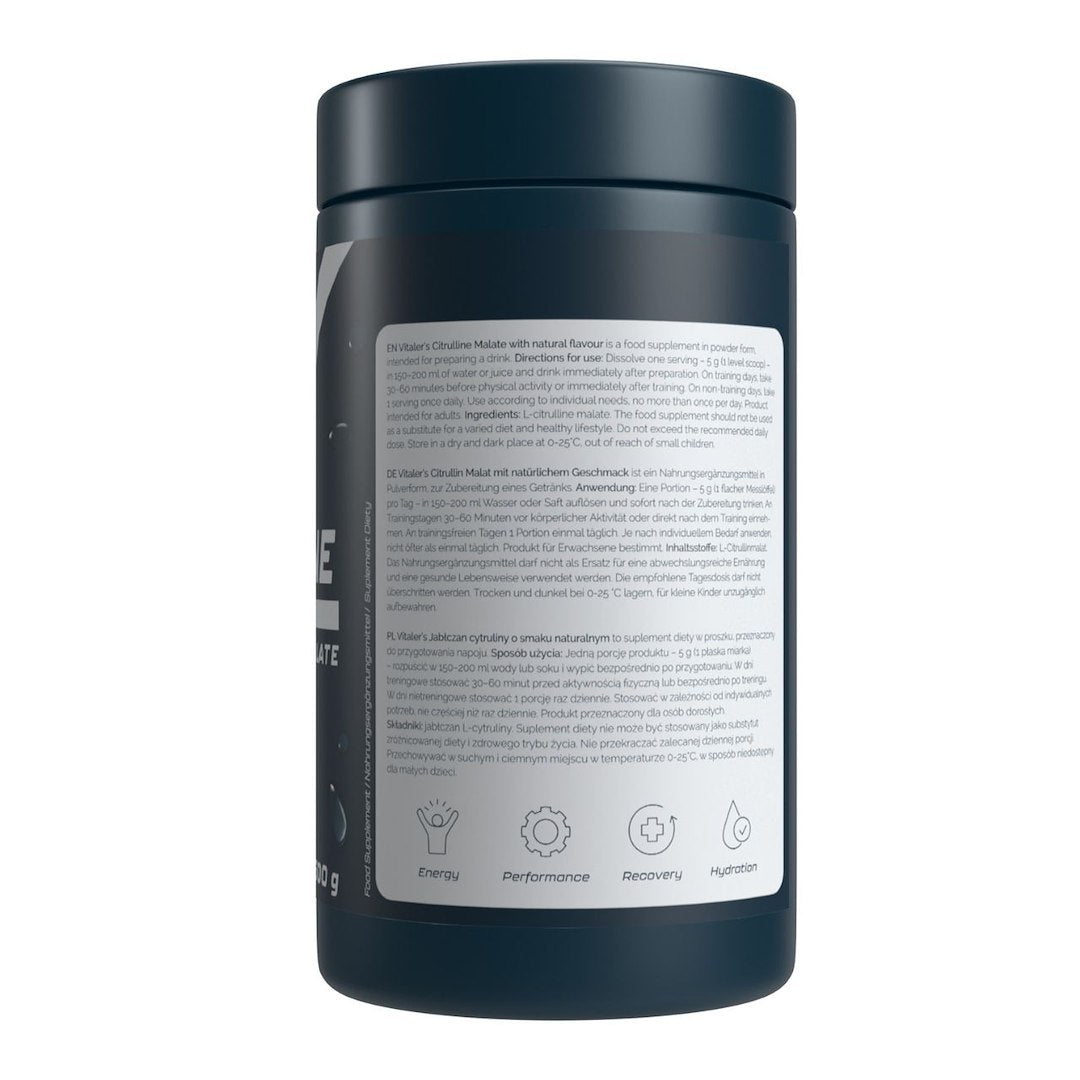 Vitaler's Sport – maitseaineteta tsitruliin 500g