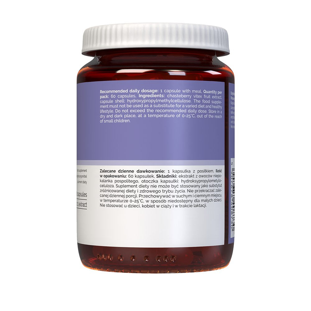 Vitaler Chasteberry Vitex (Immaculata) 500 mg – 60 kapslit