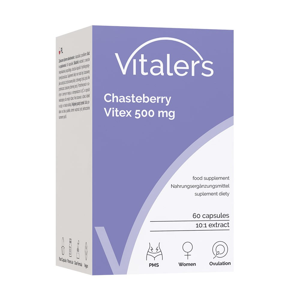 Vitaler Chasteberry Vitex (Immaculata) 500 mg – 60 kapslit