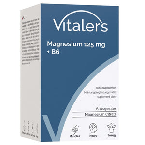 Vitaler's Magneesium 125 mg + Vitamiin B6 6 mg – 60 kapslit