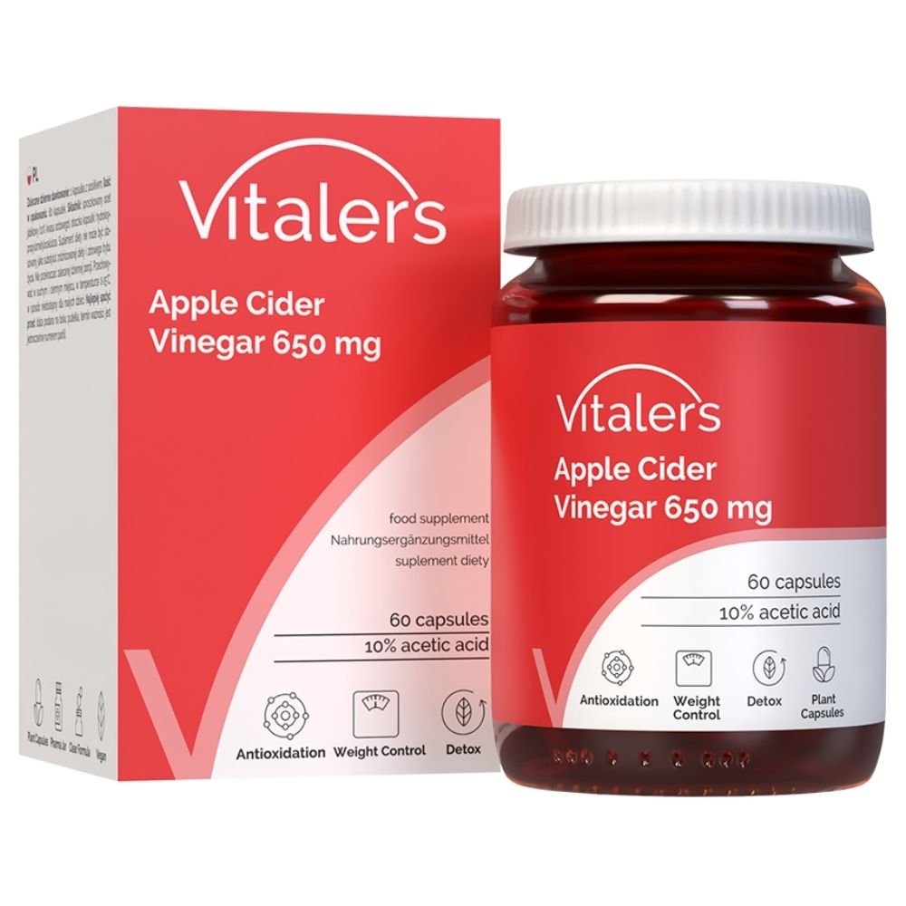 Vitaler's Õunasiidriäädikas 650 mg - 60 kapslit