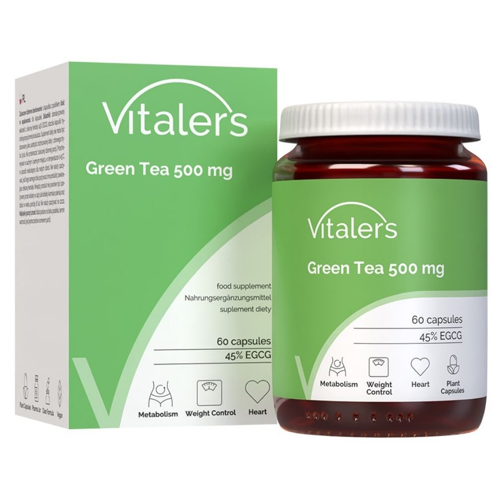 Vitaleri roheline tee 500 mg - 60 kapslit