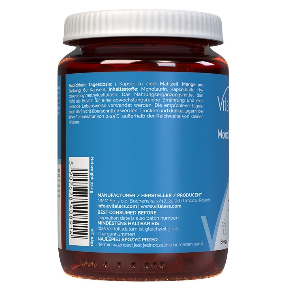 Vitaleri monolauriin 500 mg – 60 kapslit