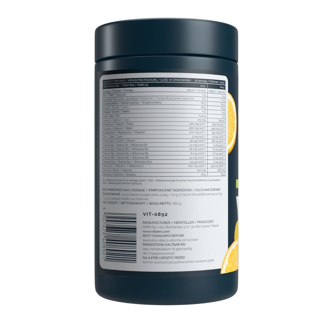 Vitaler's Sport Isotonic, sidruni ja laimi – 660 g