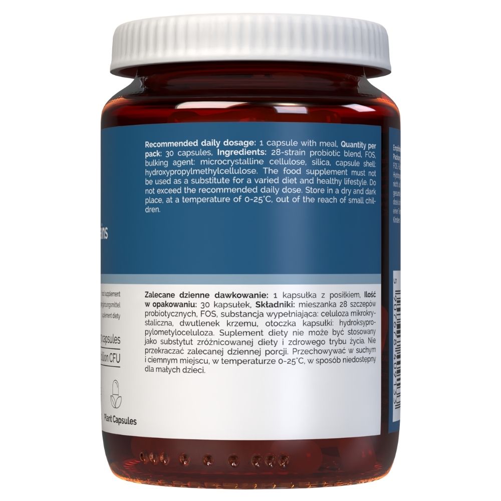Vitaler's Probiootikum 28 tüve FOSiga – 30 kapslit