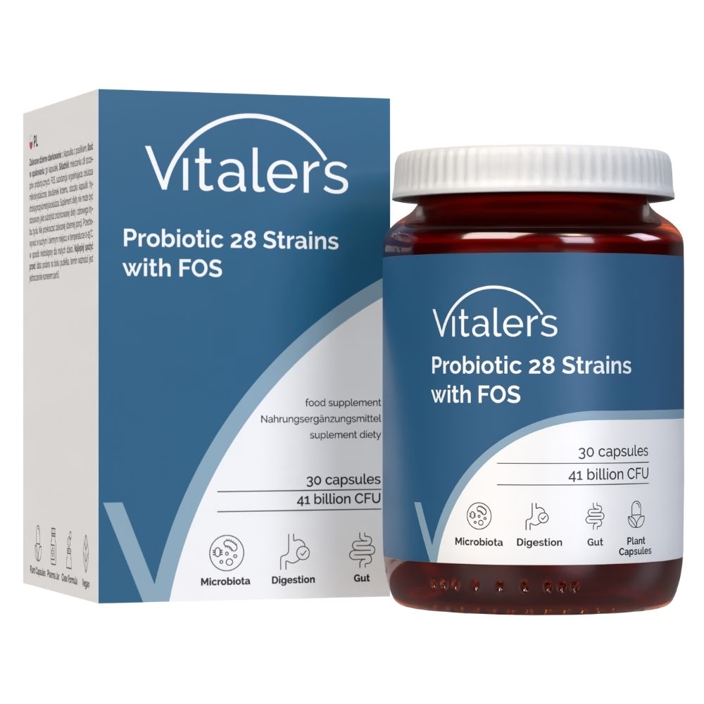 Vitaler's Probiootikum 28 tüve FOSiga – 30 kapslit