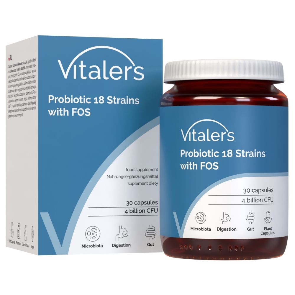 Vitaler Probiootikum 18 tüvega FOS-iga - 30 kapslit