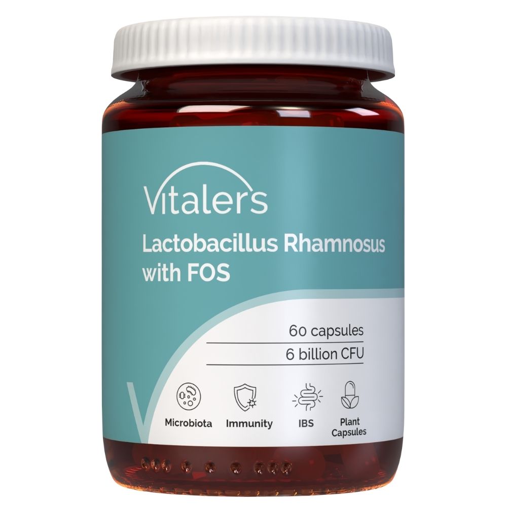 Vitaler's Probiotic Lactobacillus Rhamnosus koos FOSiga (probiootikum) - 60 kapslit
