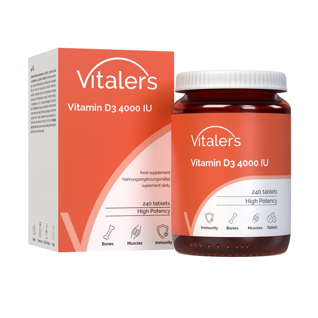 Vitaler vitamiin D3 4000 IU – 240 tabletti