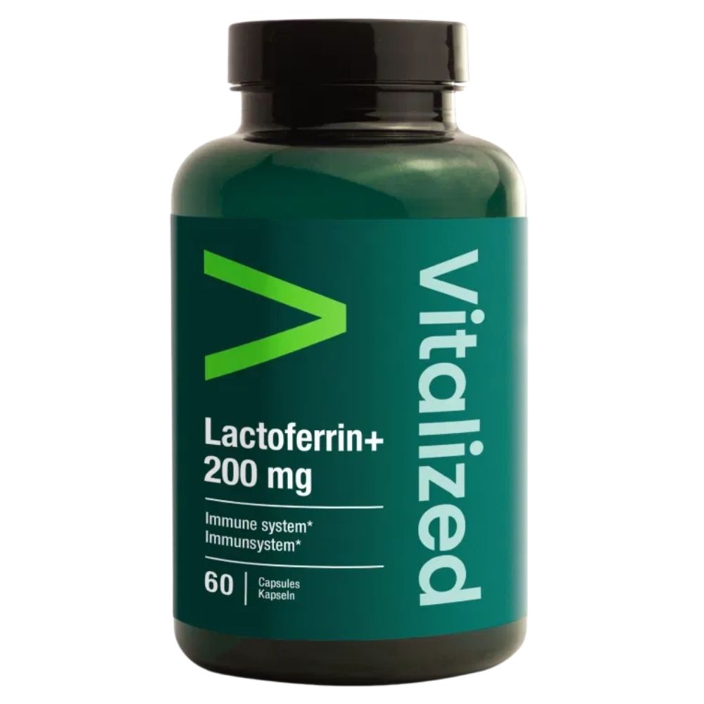 Vitalized Lactoferrin+, laktoferinas 200 mg - 60 kapsulių - Magnis.lt