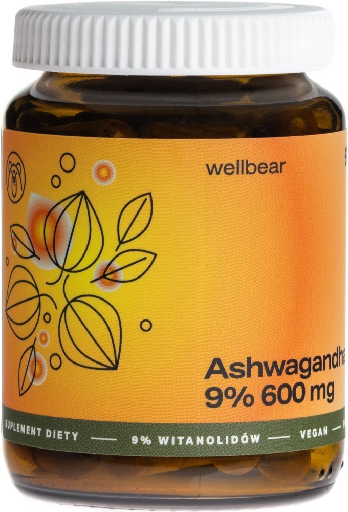 Wellbear Ashwagandha 9% 600 mg - 60 kapslit
