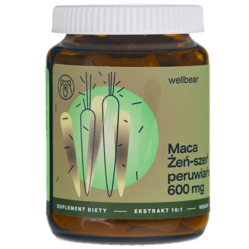 Wellbear Maca (Peruu ženšenn) 600 mg – 60 kapslit