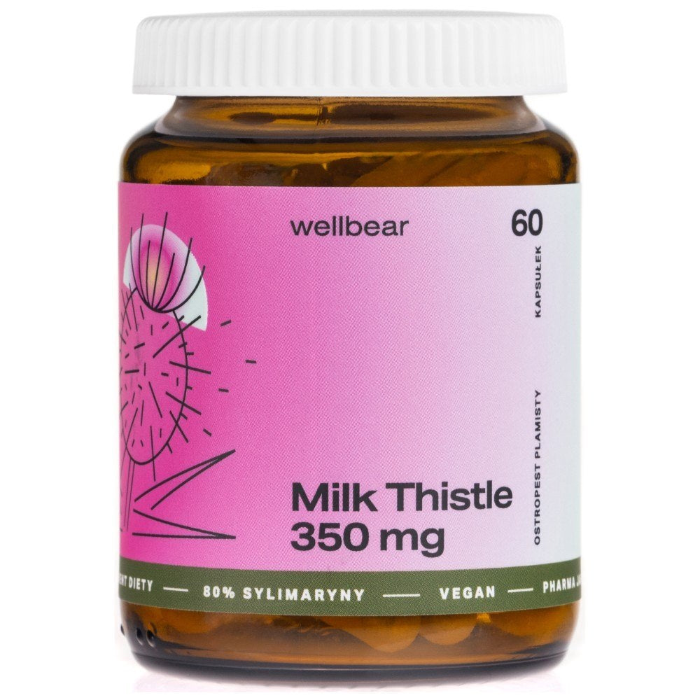 Wellbear Milk Thistle (Piimohakas) 350 mg - 60 kapslit