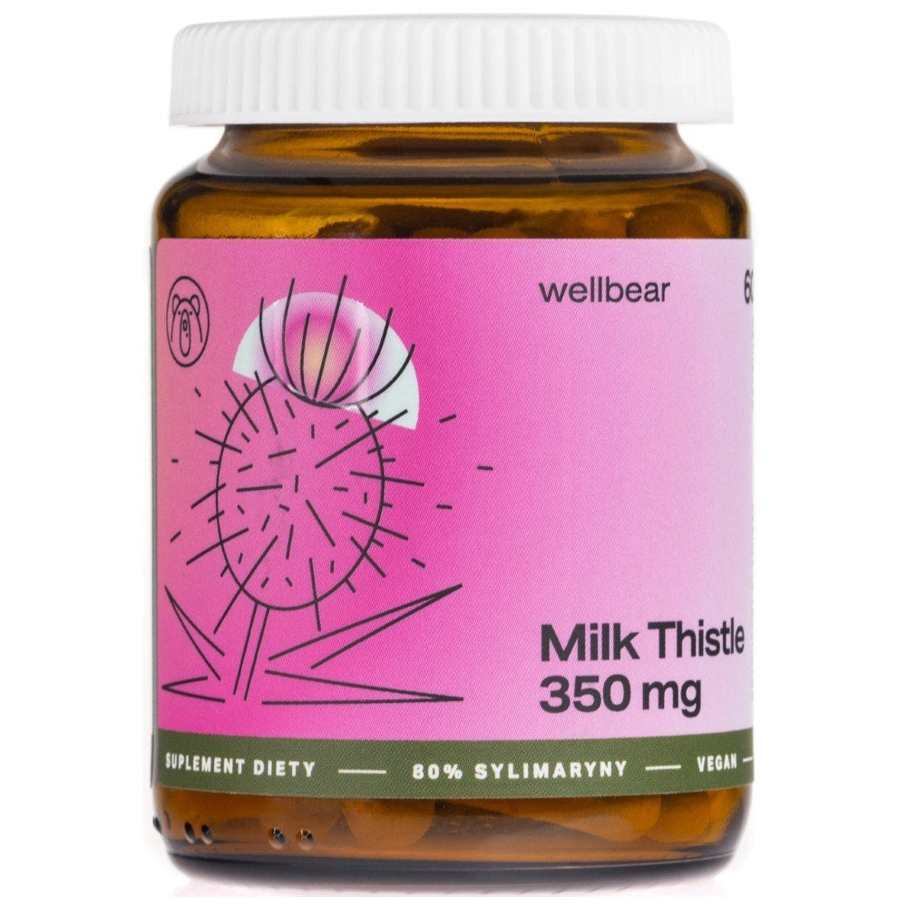 Wellbear Milk Thistle (Piimohakas) 350 mg - 60 kapslit