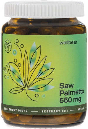 Wellbear Saw Palmetto 550 mg - 60 kapslit
