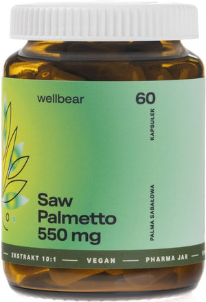 Wellbear Saw Palmetto 550 mg - 60 kapslit