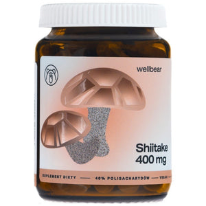 Wellbear Shiitake (Jaapani tammetõrulakk) 400 mg - 60 kapslit