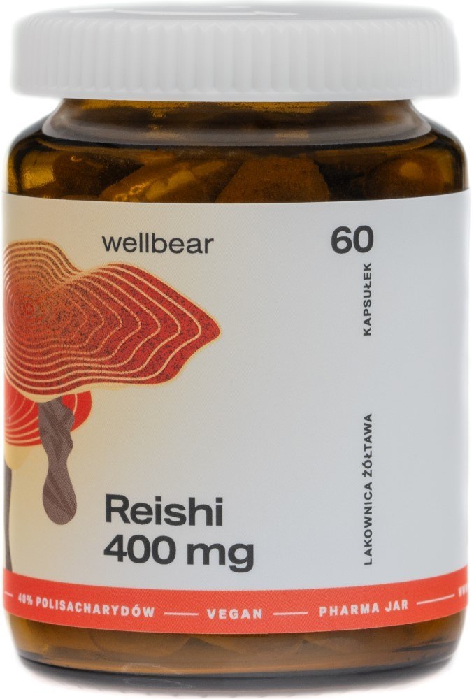Wellbear Reishi (läikvaabik) 400 mg – 60 kapslit