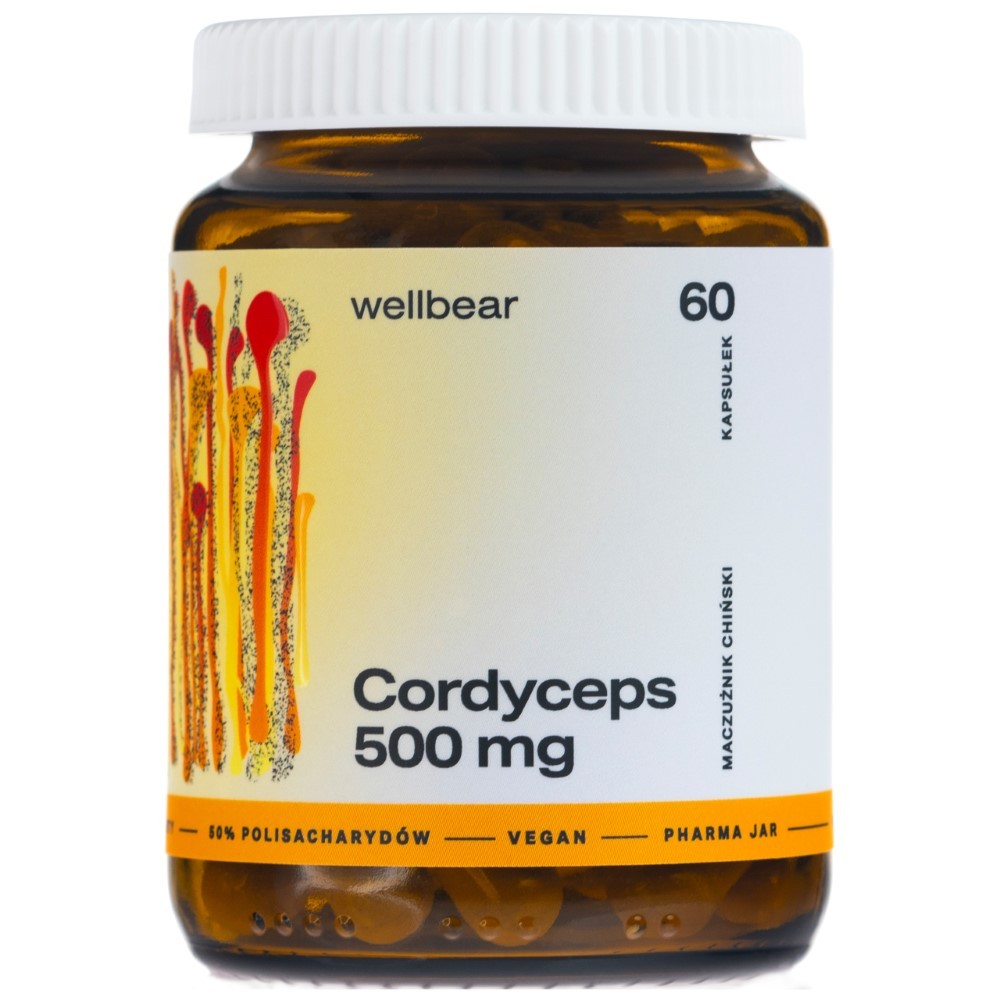 Wellbear Cordyceps (hiina kedristõlvik) 500 mg - 60 kapslit