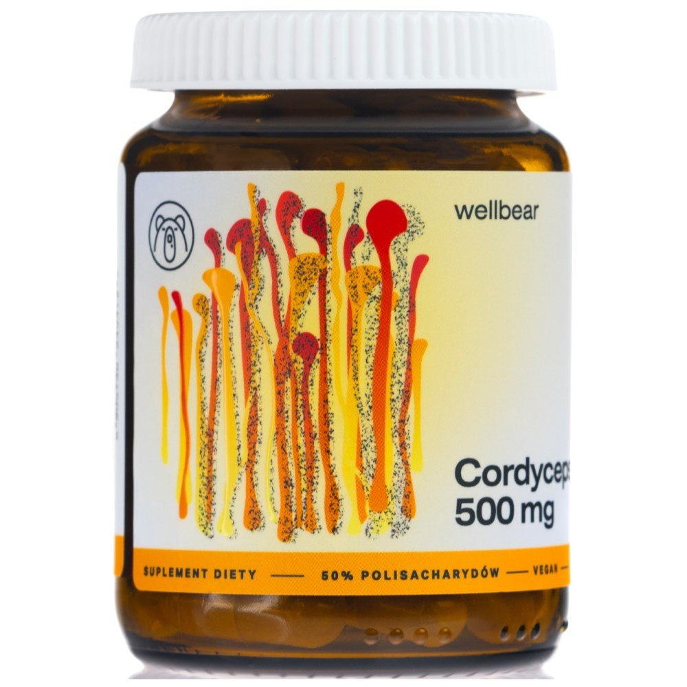 Wellbear Cordyceps (hiina kedristõlvik) 500 mg - 60 kapslit