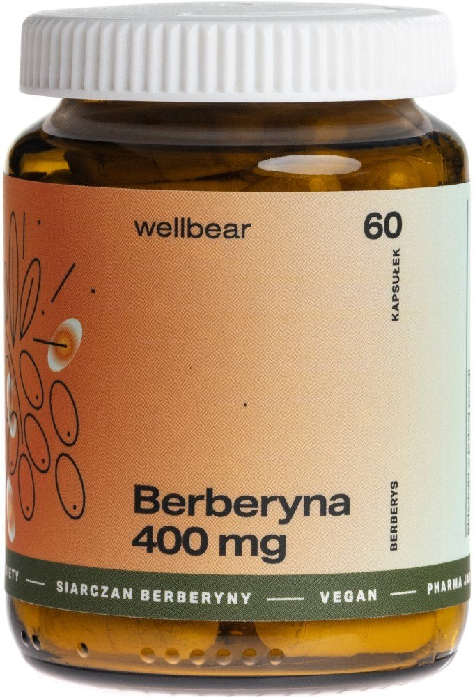 Wellbear Berberine (Berberis) 400 mg – 60 kapslit