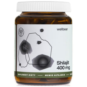 Wellbear Shilajit (Altai Mumio) 400 mg – 60 kapslit