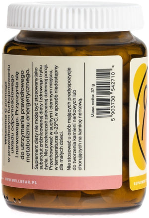 Wellbear C-vitamiin kibuvitsamarjadega 1000 mg – 60 kapslit