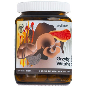 Wellbear Vital Mushrooms – 60 kapslit