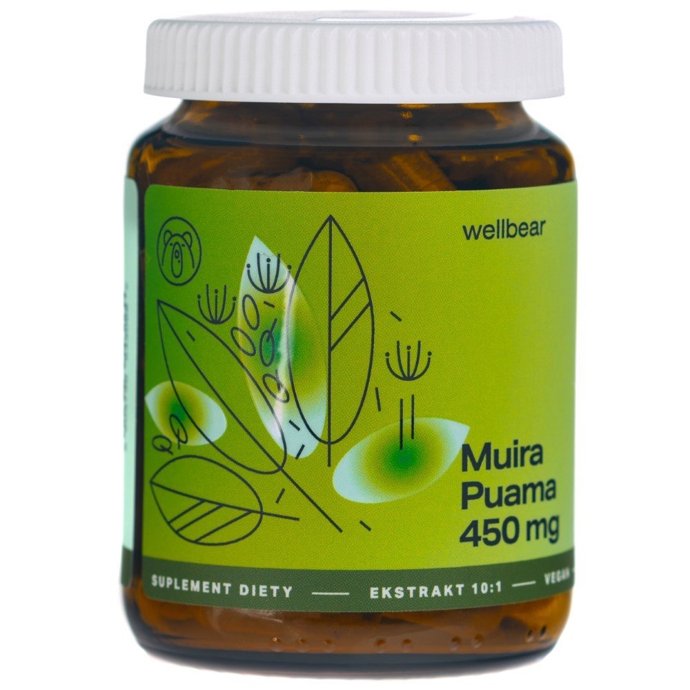 Wellbear Muira Puama (Ptychopetalum) 450 mg – 60 kapslit