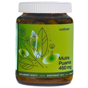 Wellbear Muira Puama (Ptychopetalum) 450 mg – 60 kapslit