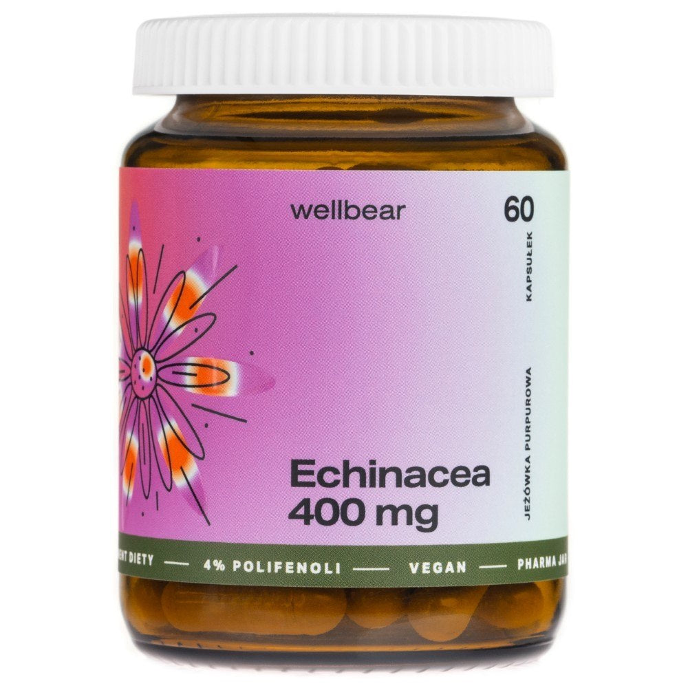 Wellbear Echinacea (Echinacea purpurea) 400 mg - 60 kapslit