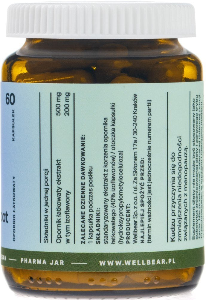 Wellbear Kudzu 500 mg - 60 kapslit