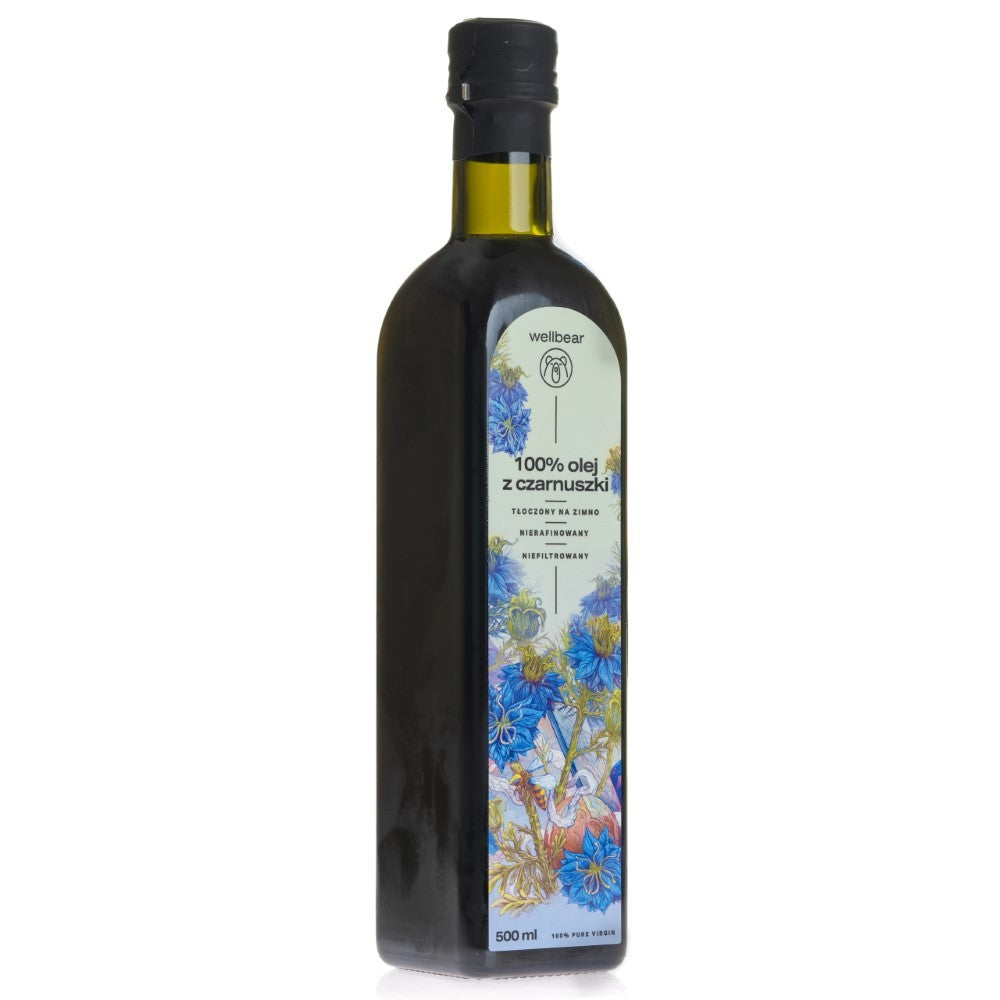 Wellbear Külmpressitud Mustköömneõli - 500 ml