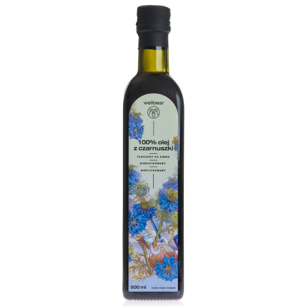 Wellbear Külmpressitud Mustköömneõli - 500 ml