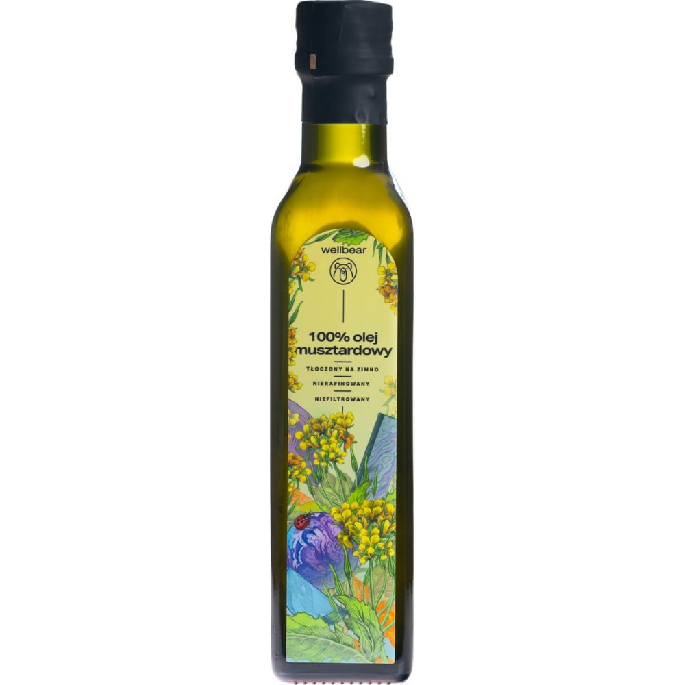 Wellbear külmpressitud sinepiõli - 250 ml