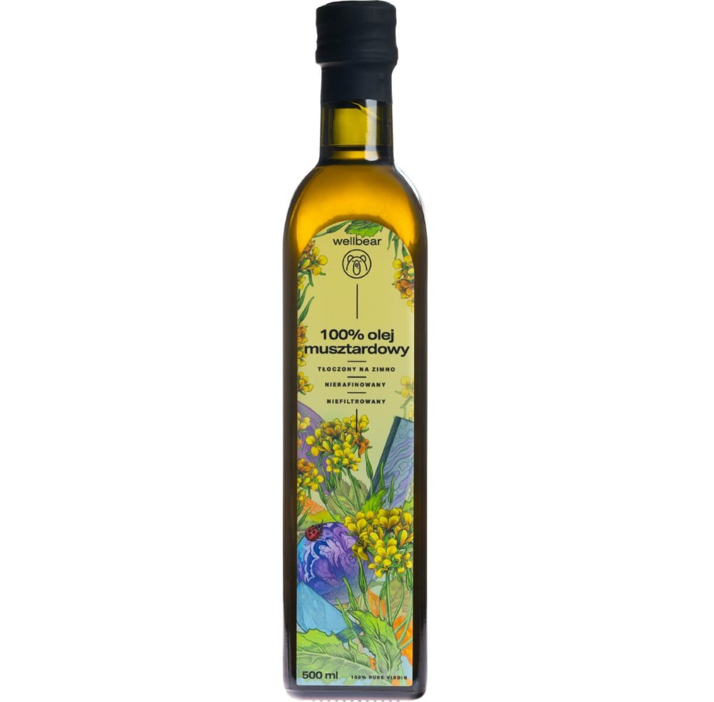 Wellbear külmpressitud sinepiõli – 500 ml