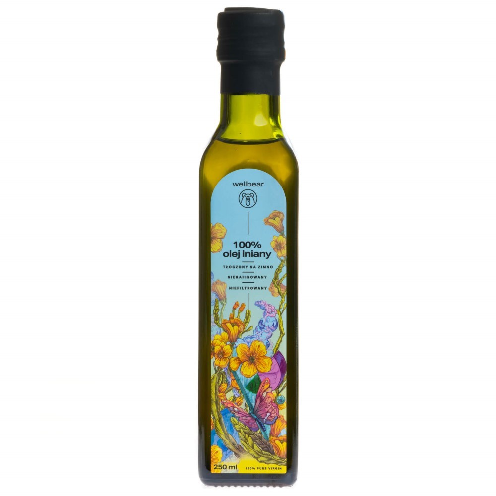 Wellbear külmpressitud linaõli - 250 ml