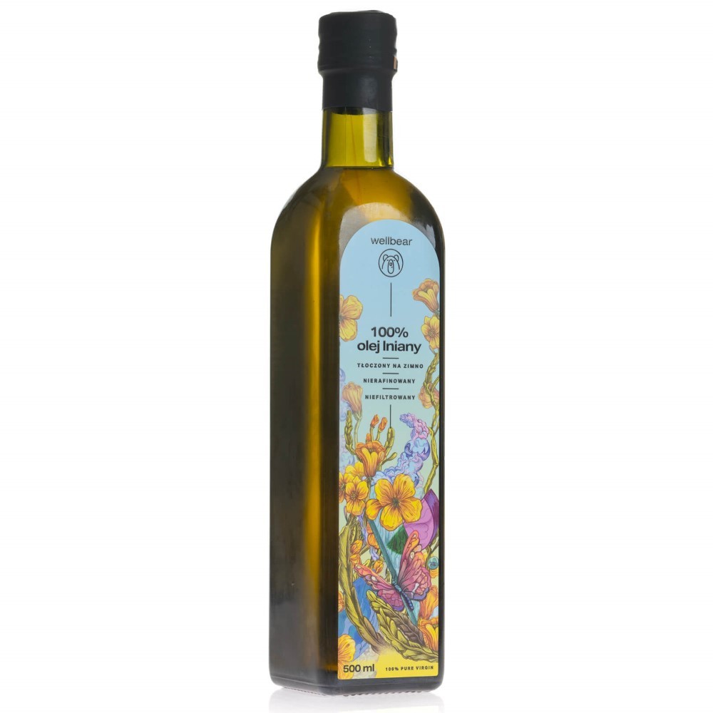 Wellbear külmpressitud linaõli – 500 ml
