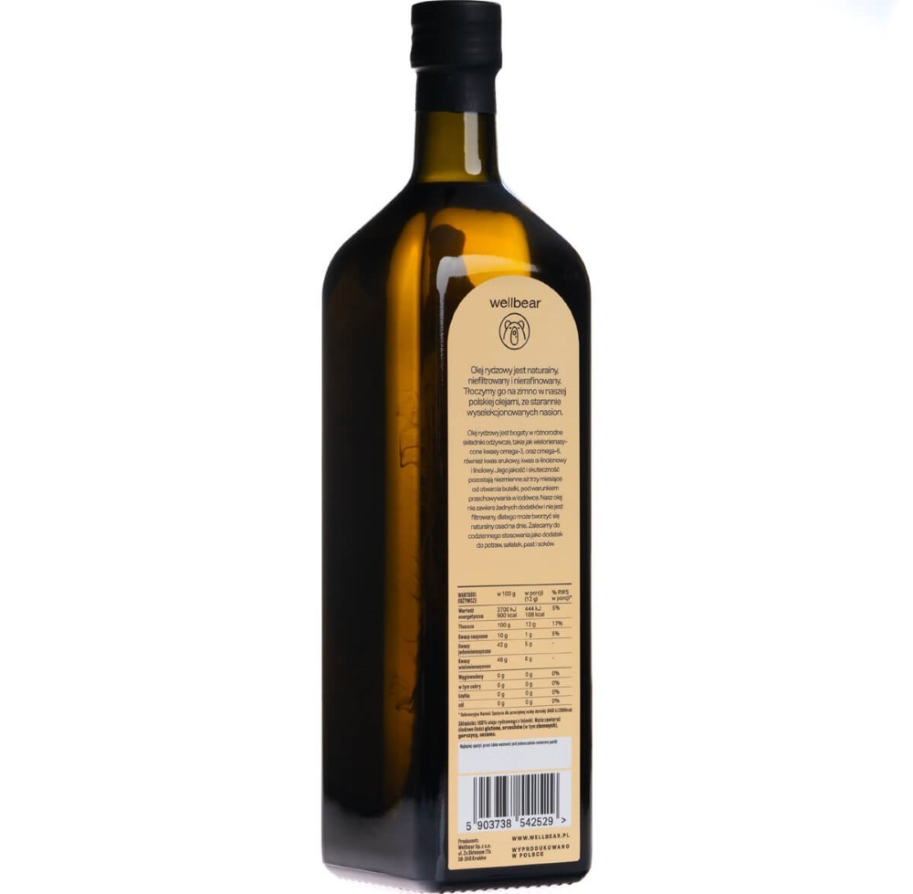 Wellbear Külmpressitud heaolu kuldõli - 1000 ml