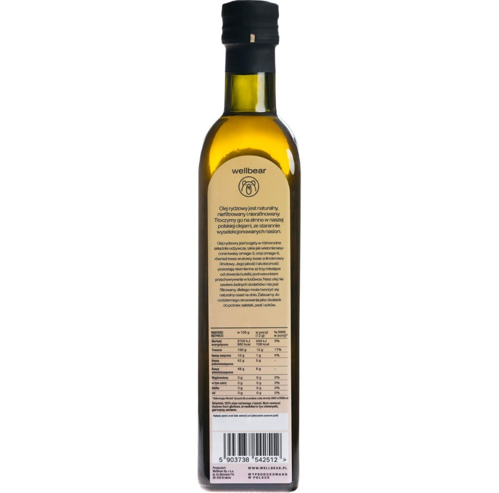 Wellbear Külmpressitud rõõmu kuldne õli - 500 ml