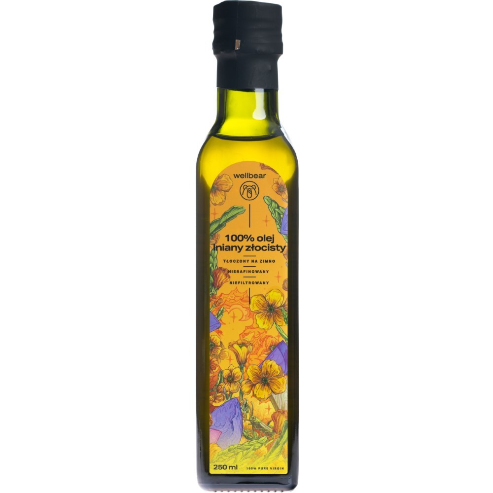 Wellbear Golden külmpressitud linaseemneõli – 250 ml